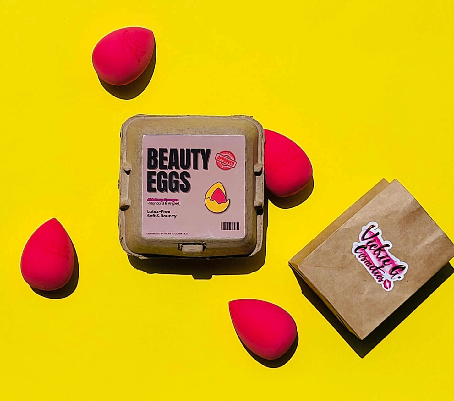 Vickie G. Cosmetics | 4- Pack Egg Carton Set