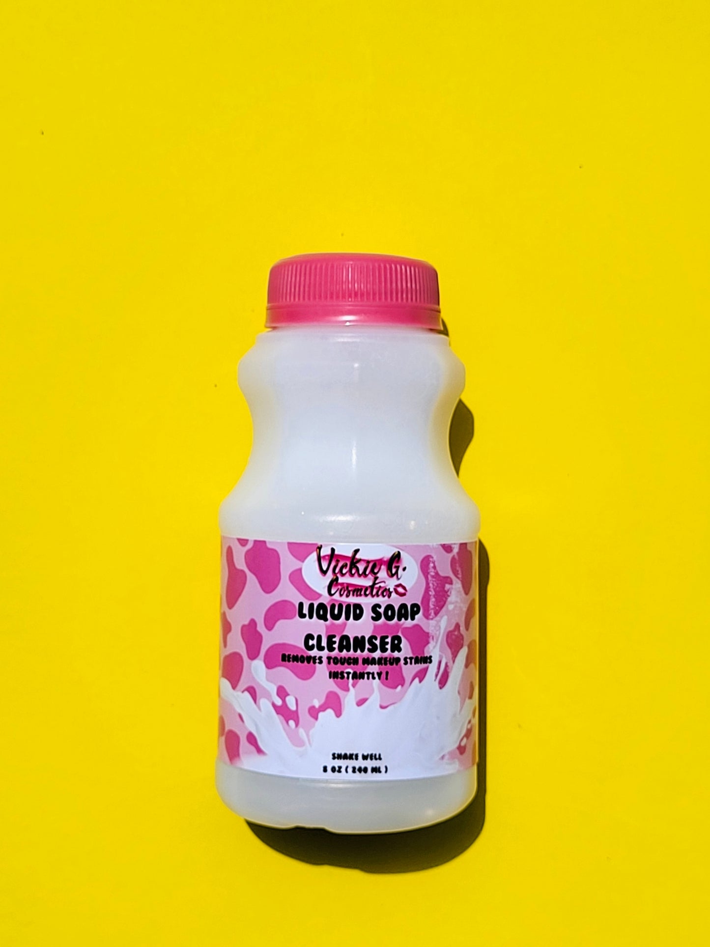 Vickie G. Cosmetics Liquid brush soap | Milk Inspired Makeup Brush Cleanser