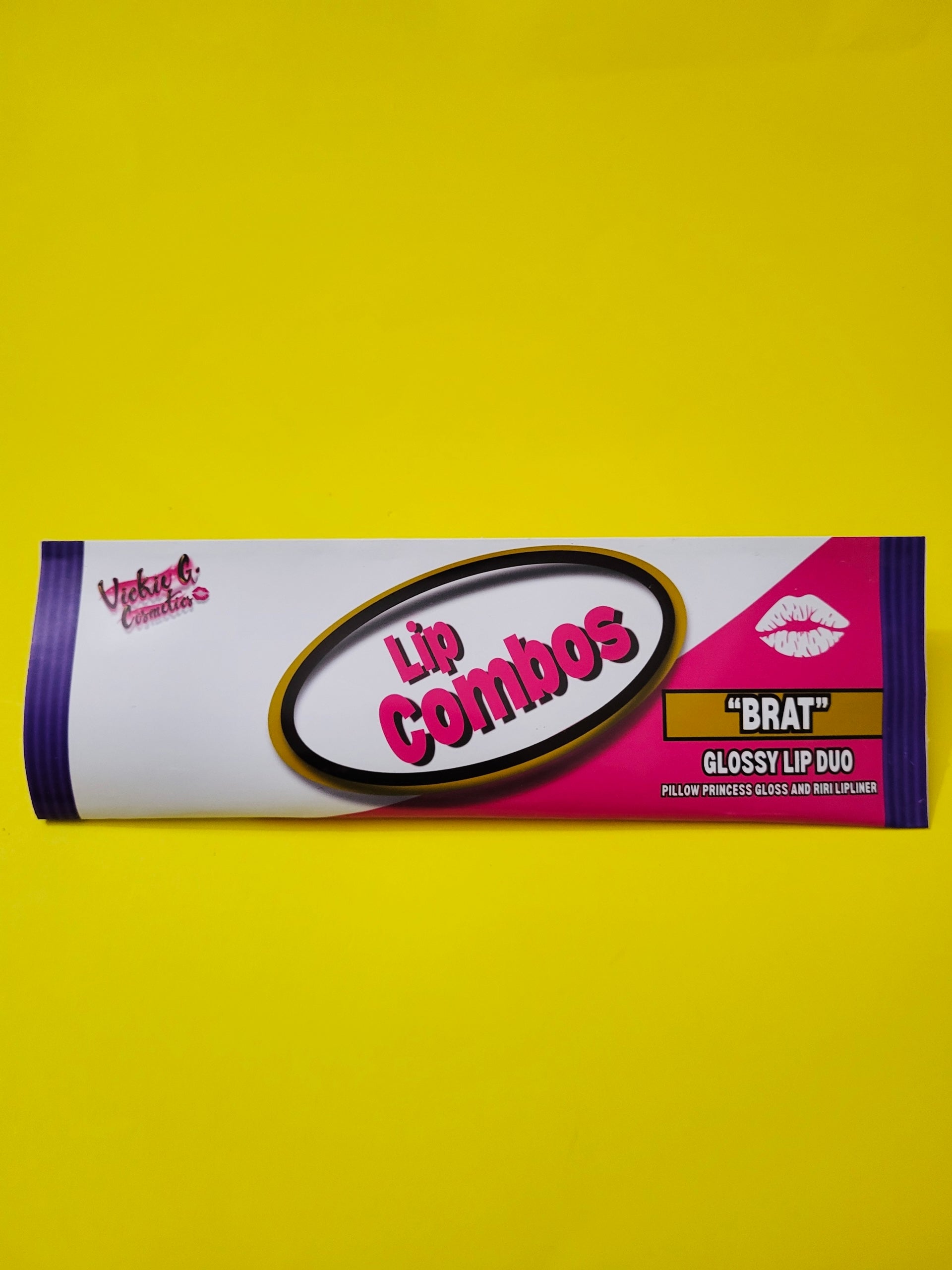 Vickie G. Cosmetics "Lip Combos" Lip Kit | Glossy Lip Combo | Snack Inspired | Limited Bundle