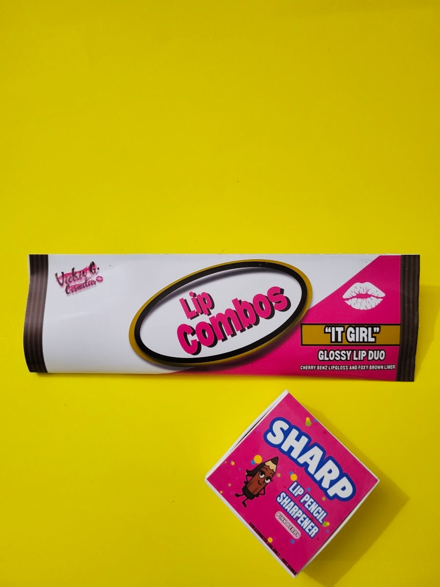 Vickie G. Cosmetics "Lip Combos" Lip Kit | Glossy Lip Combo | Snack Inspired | Limited Bundle